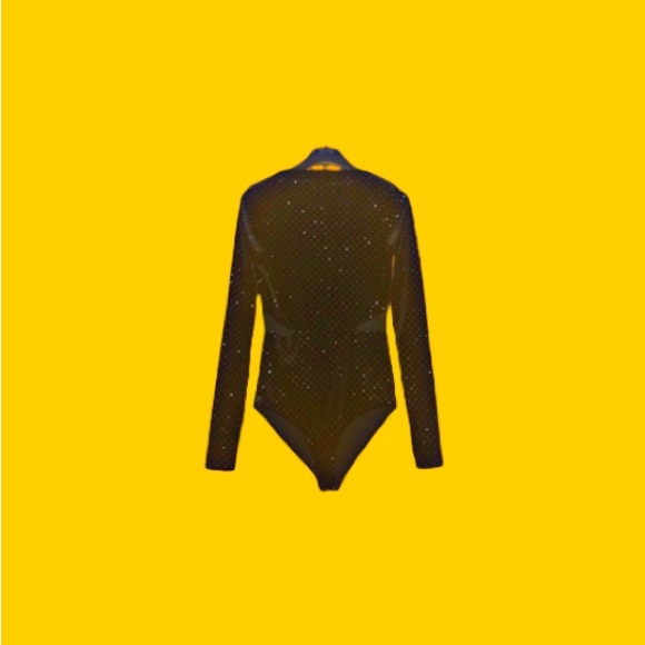 Zara Other - 🟠 ZARA 🟠 (Trafaluc)  velvet long sleeve bodysuit